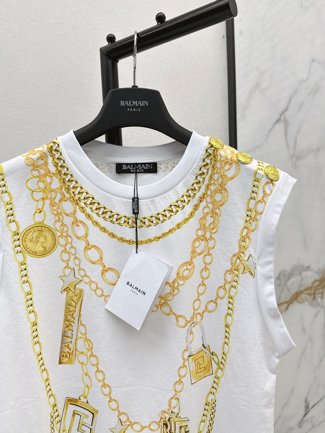 Bal 25ss print vest