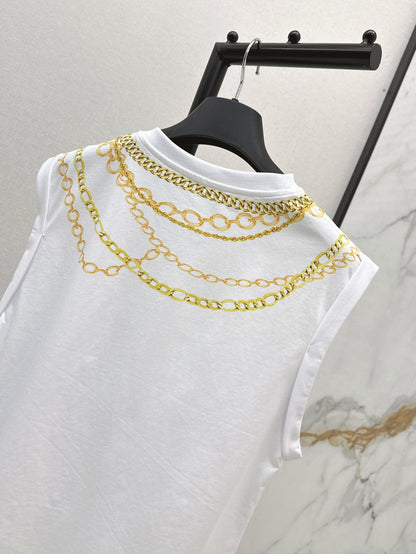 Bal 25ss print vest