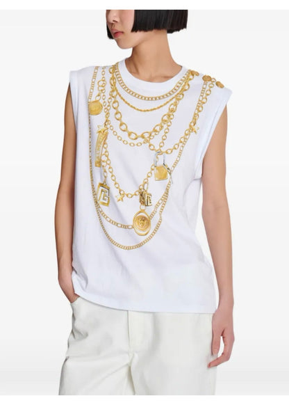 Bal 25ss print vest