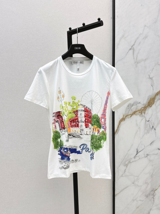 CD 25ss print t-shirt