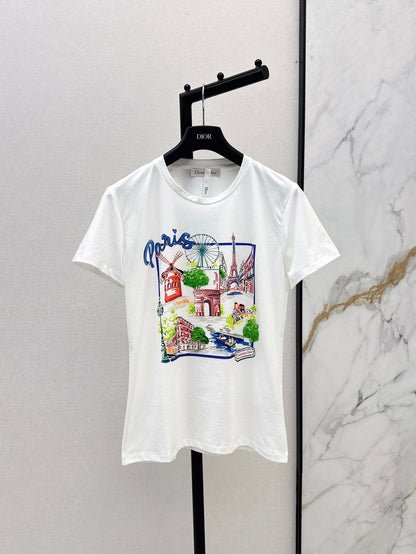 CD 25SS print t-shirt