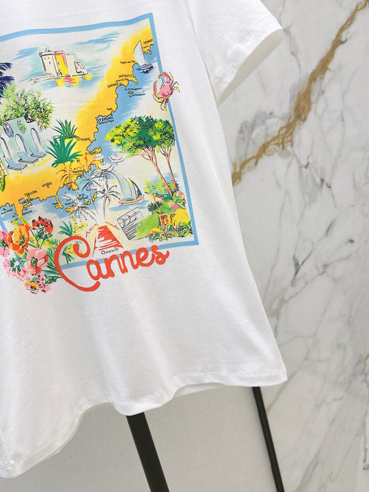 CD 25ss print t-shirt