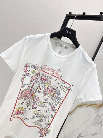 CD 25ss print t-shirt