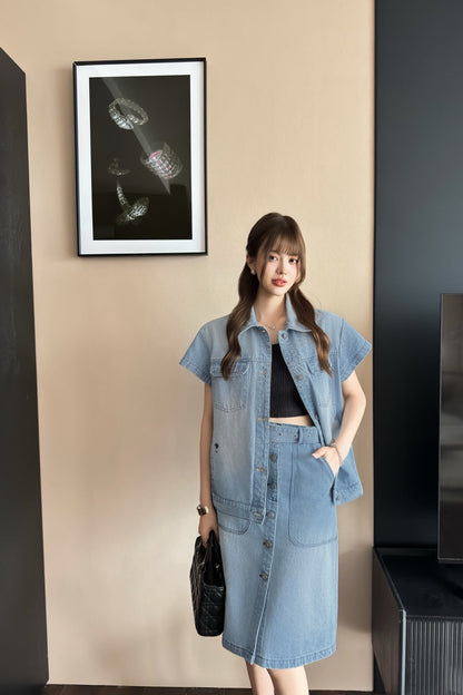 CD 25ss denim skirt