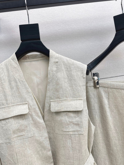 Brun 25ss linen suit