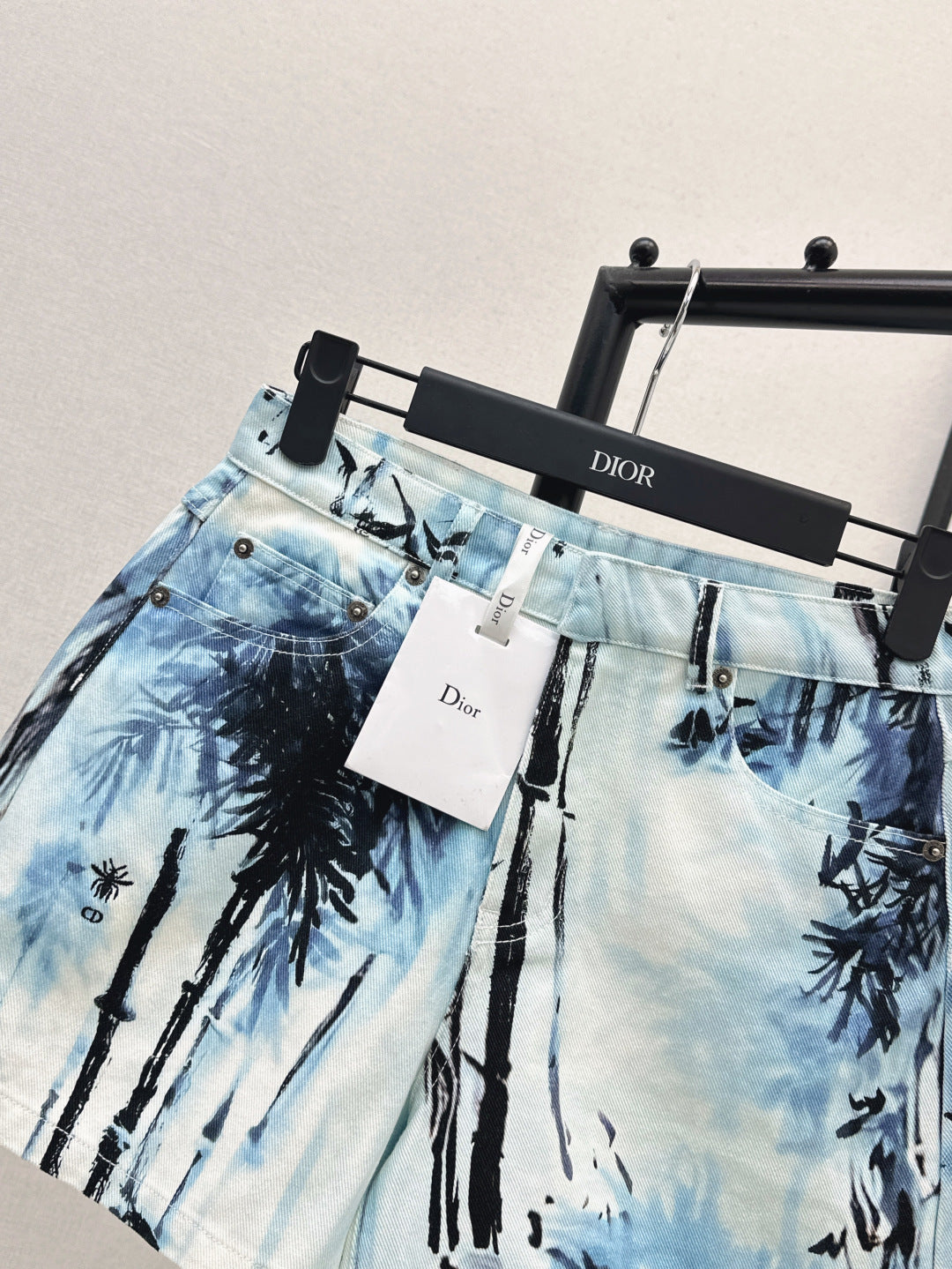 CD 25ss print denim short