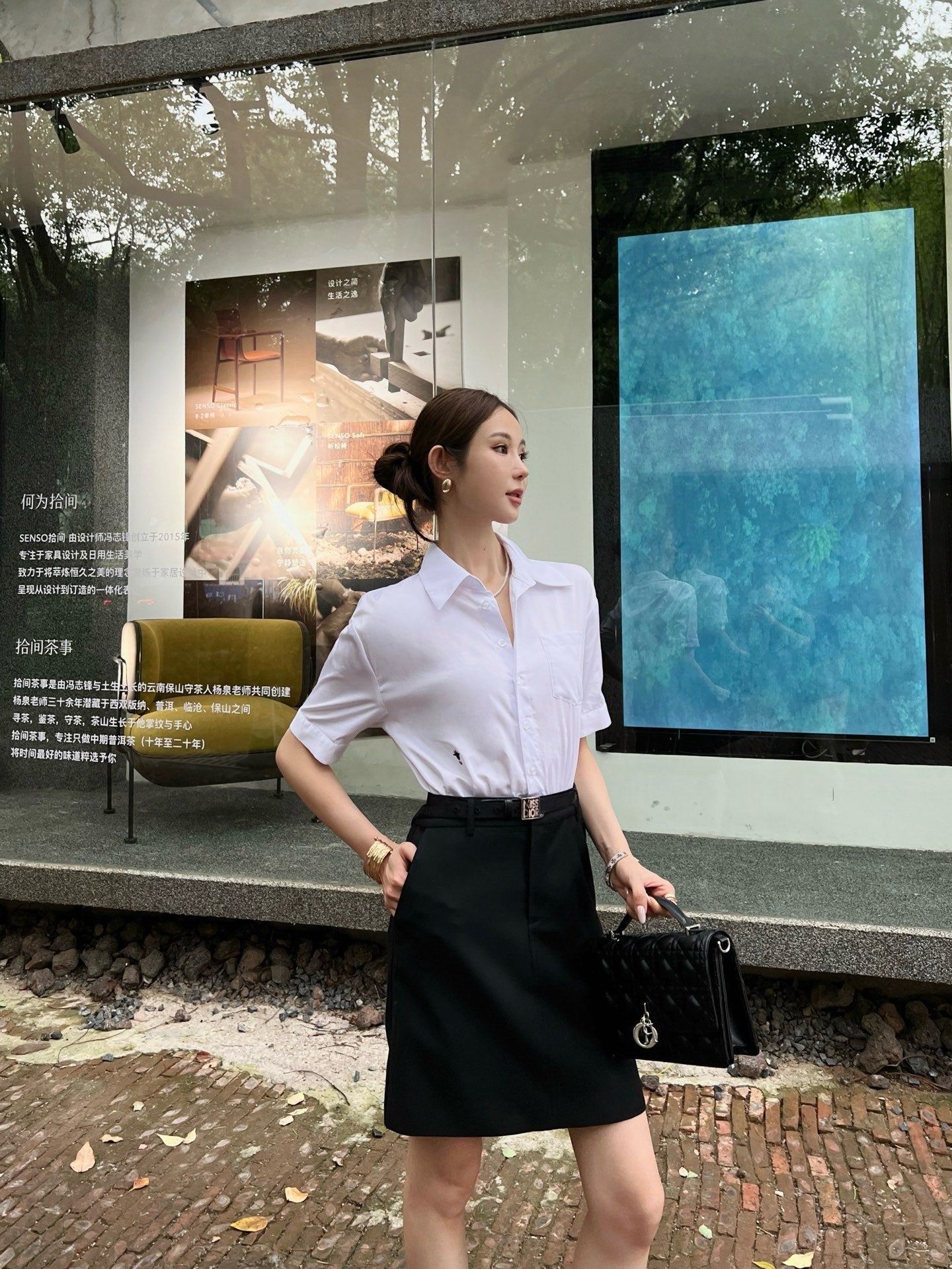 CD 25ss miss shirt dress