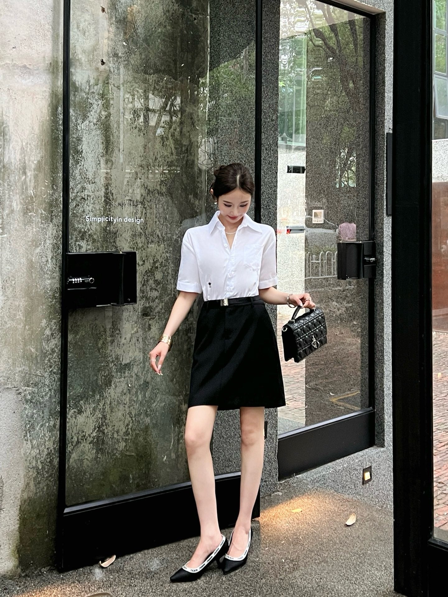 CD 25ss miss shirt dress