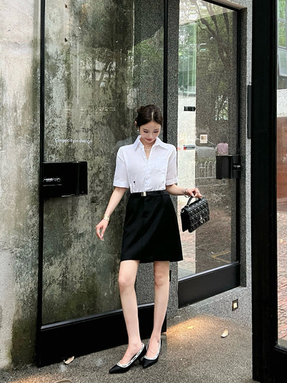 CD 25ss miss shirt dress