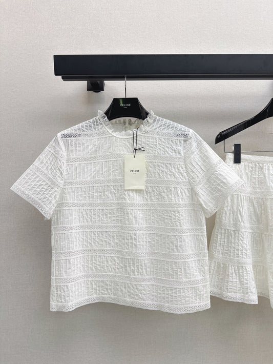 Celi 25ss embroidered shirt