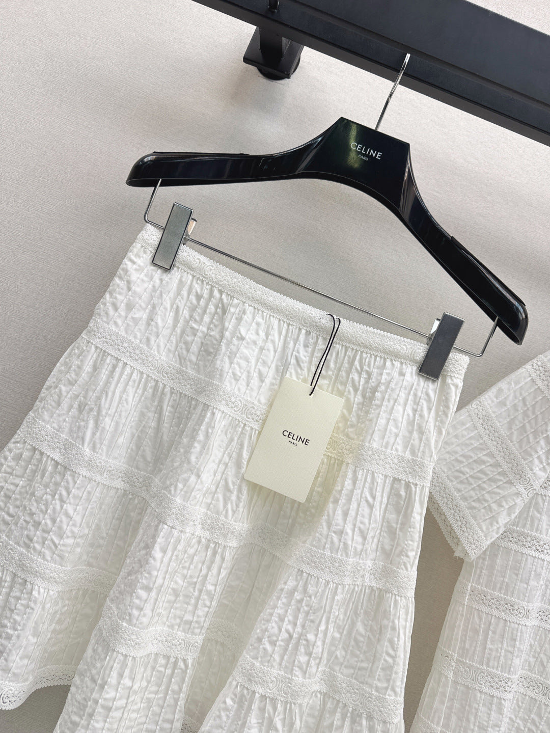 Celi 25ss embroidered skirt