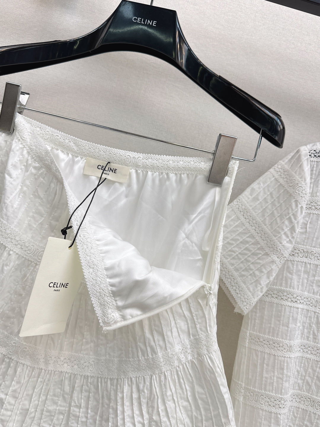Celi 25ss embroidered skirt