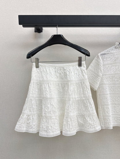 Celi 25ss embroidered skirt