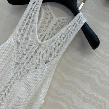 IR 25ss hollow knit vest
