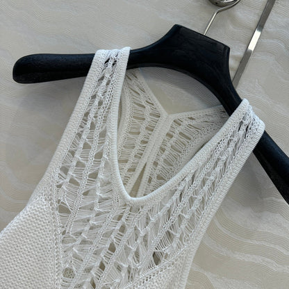 IR 25ss hollow knit vest