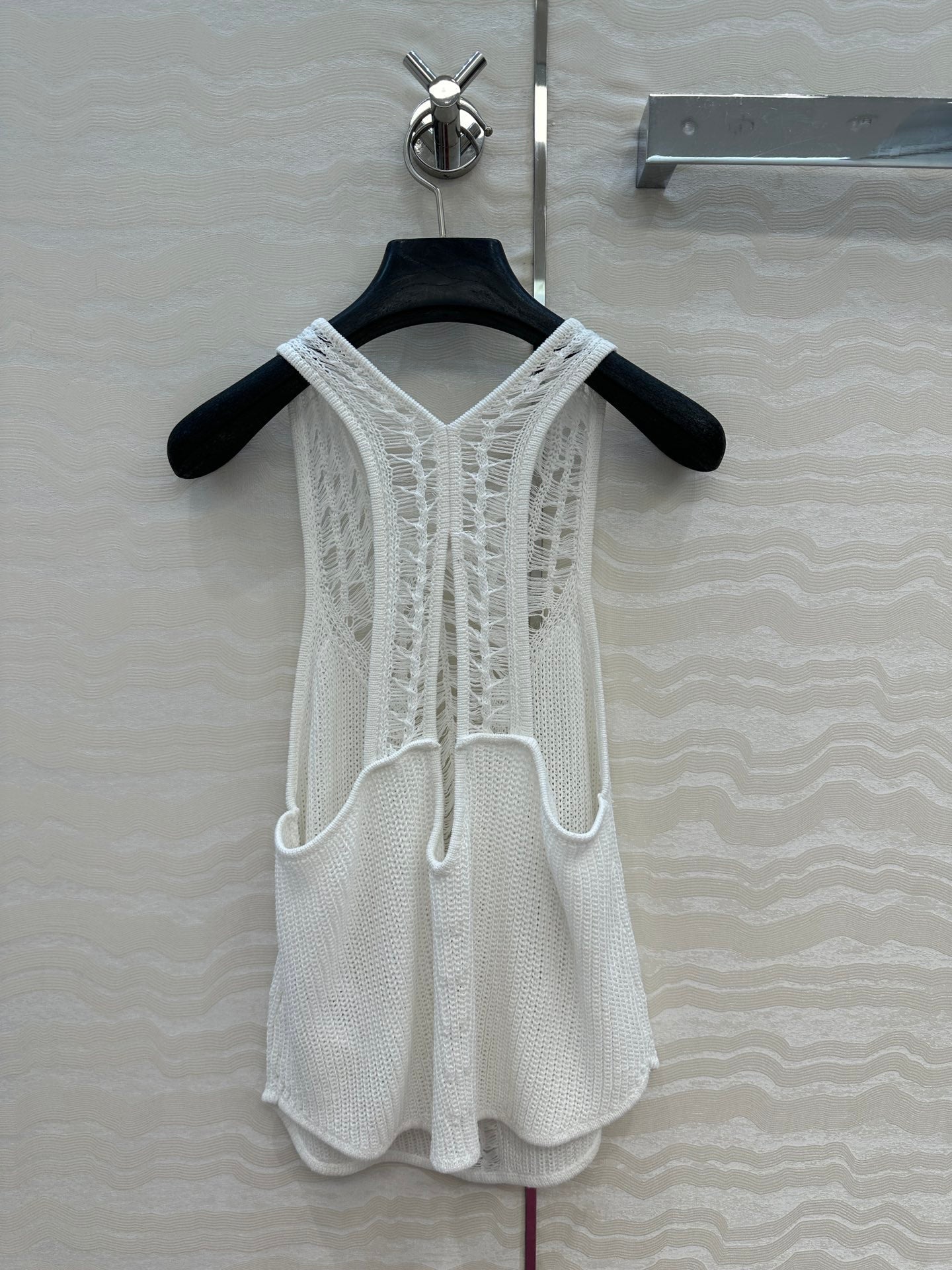 IR 25ss hollow knit vest