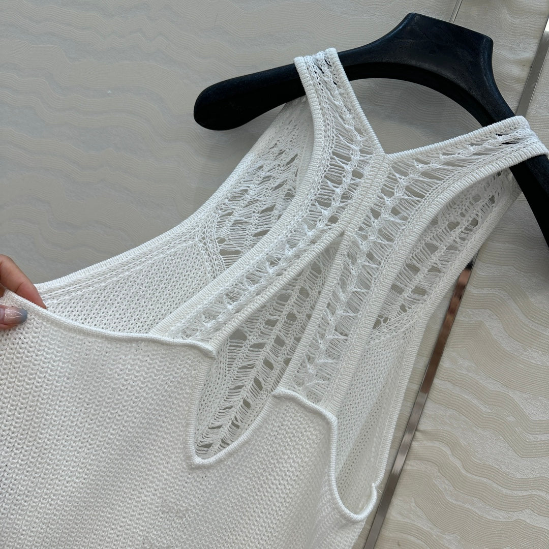 IR 25ss hollow knit vest