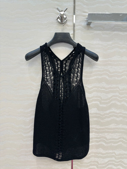 IR 25ss hollow knit vest