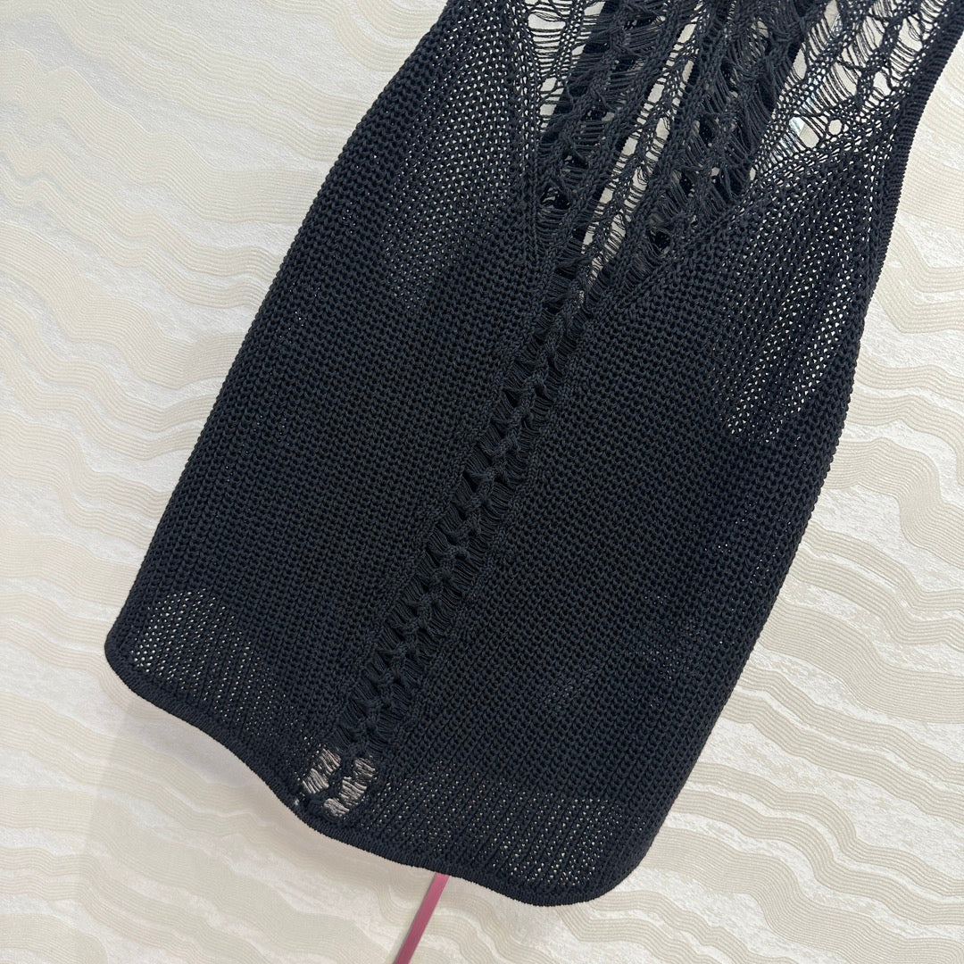 IR 25ss hollow knit vest