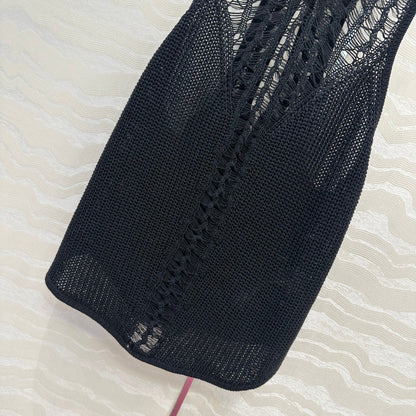 IR 25ss hollow knit vest
