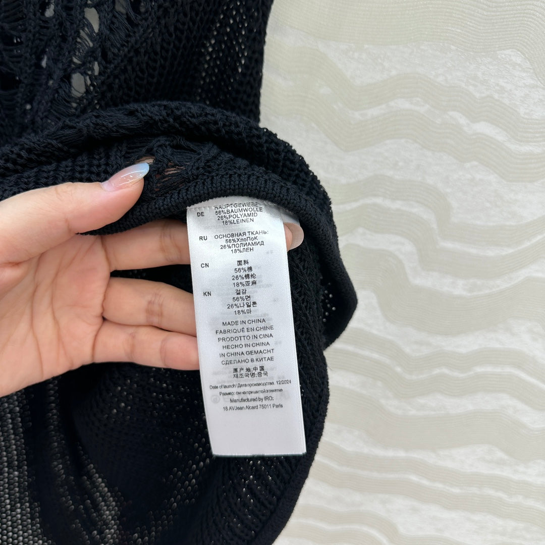 IR 25ss hollow knit vest