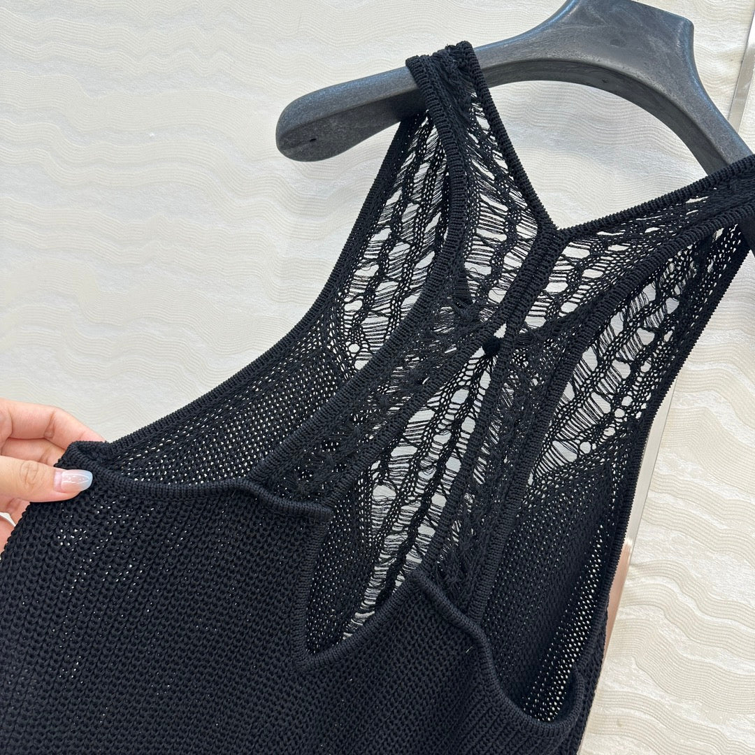 IR 25ss hollow knit vest