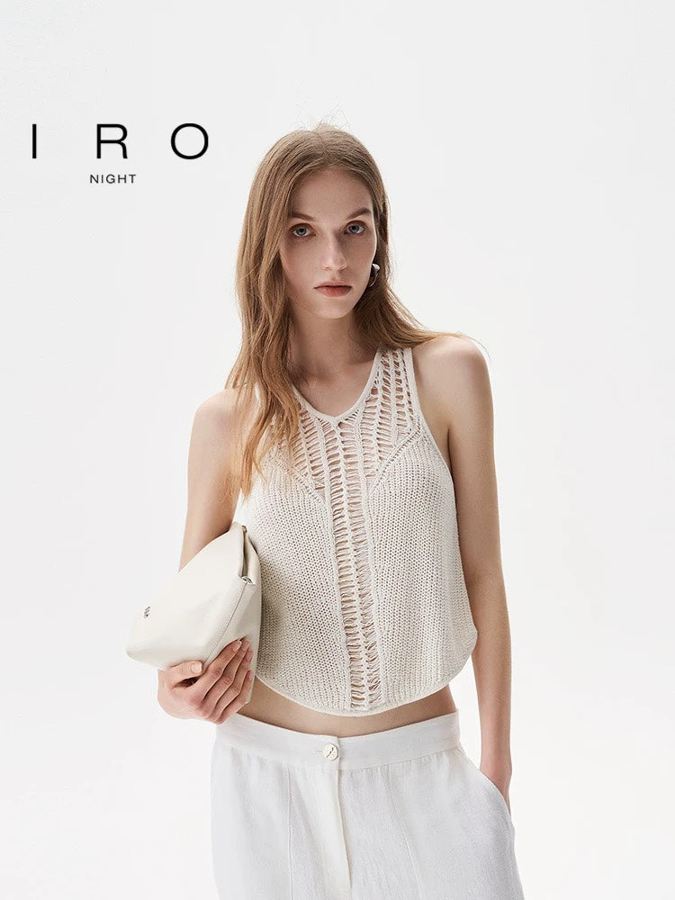 IR 25ss hollow knit vest