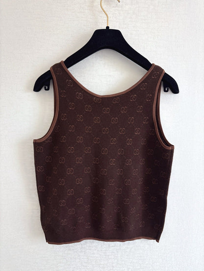 Guc 25fw jacquard vest