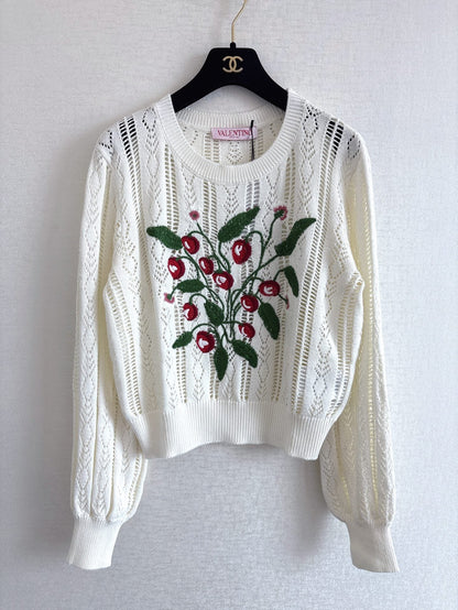 Valen 25fw hollow sweater