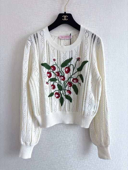 Valen 25fw hollow sweater
