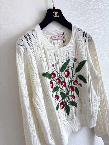Valen 25fw hollow sweater