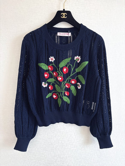 Valen 25fw hollow sweater