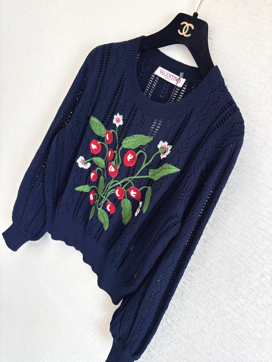 Valen 25fw hollow sweater