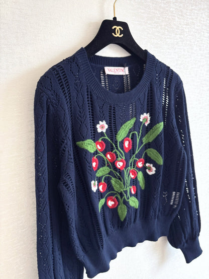 Valen 25fw hollow sweater