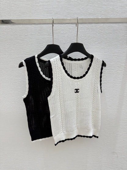 Chan 25ss knit vest