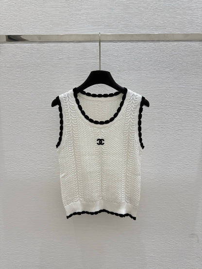 Chan 25ss knit vest