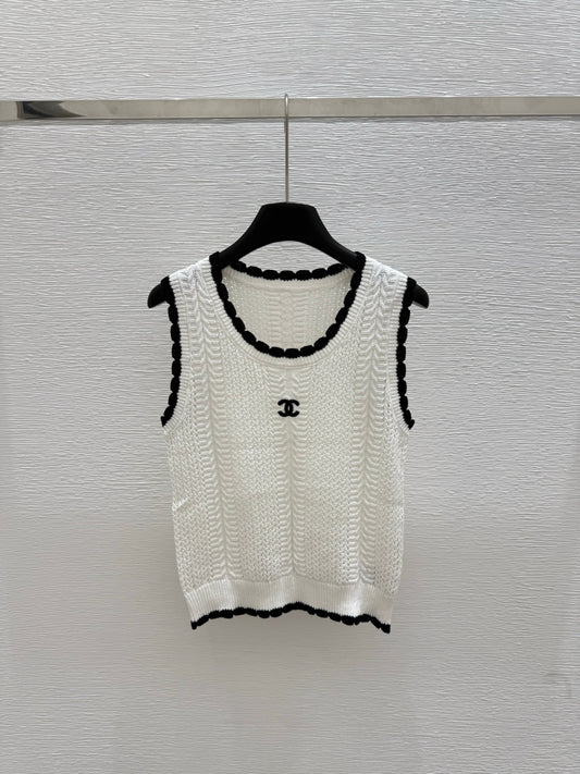 Chan 25ss knit vest