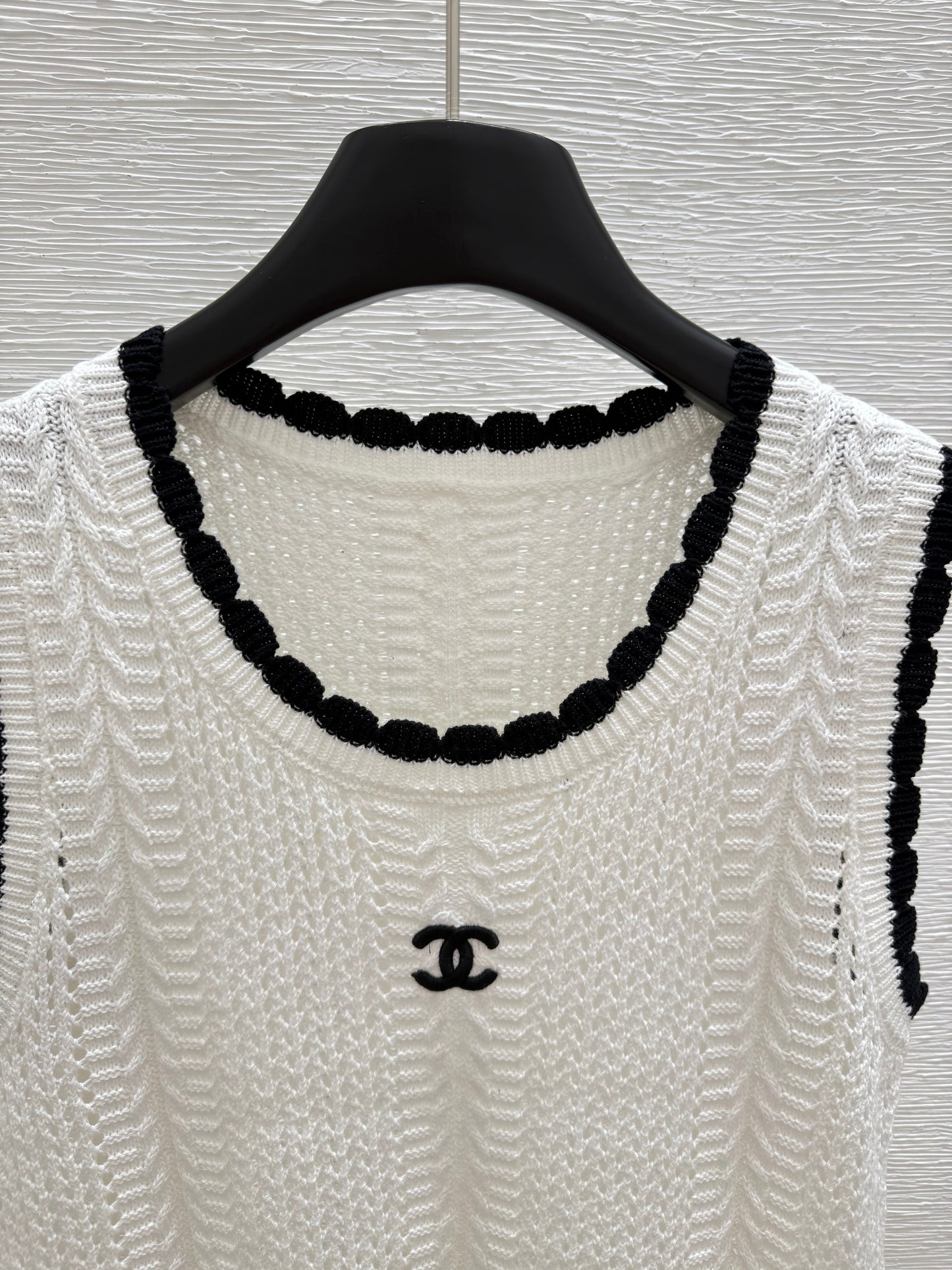Chan 25ss knit vest