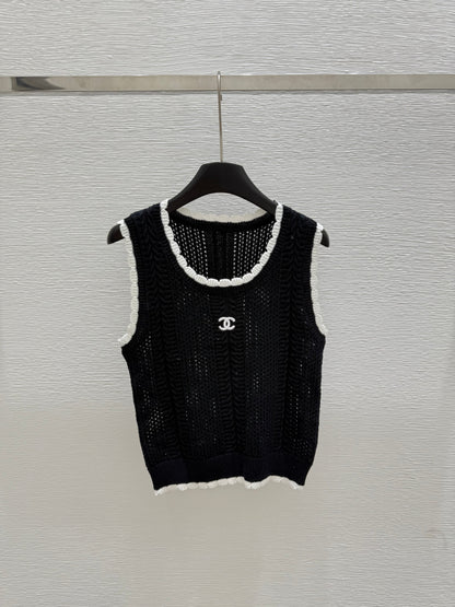 Chan 25ss knit vest