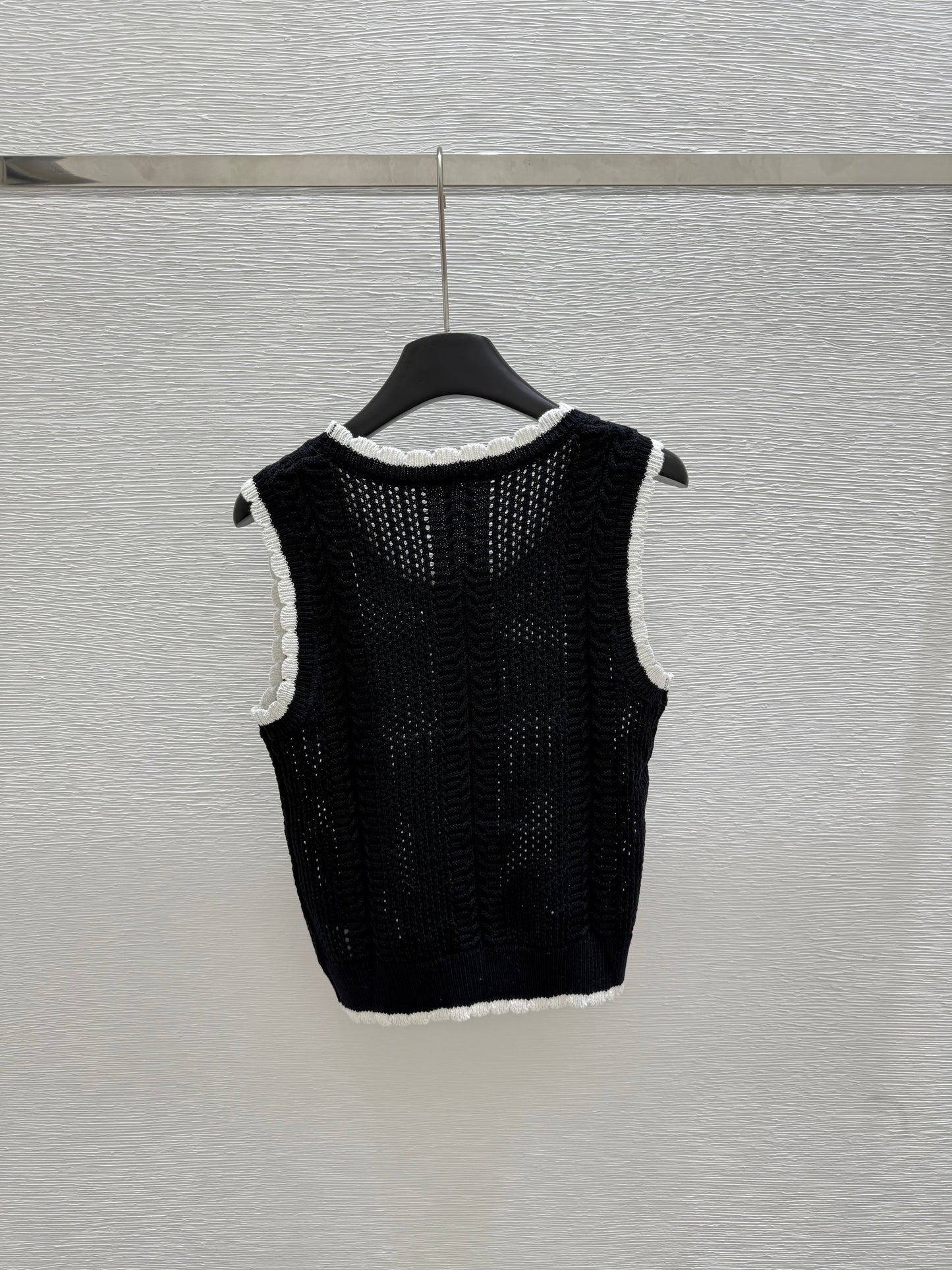 Chan 25ss knit vest