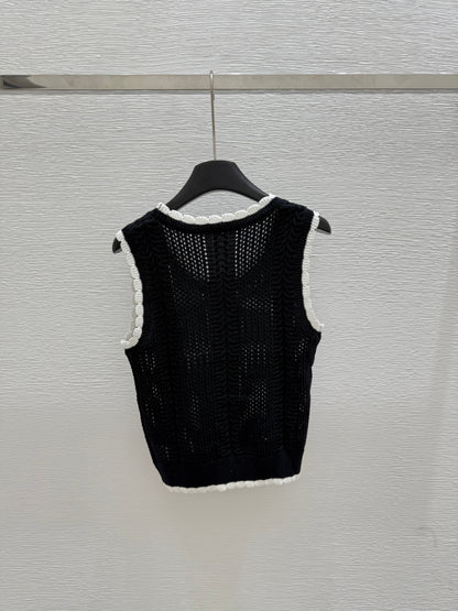 Chan 25ss knit vest