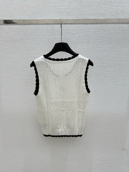 Chan 25ss knit vest
