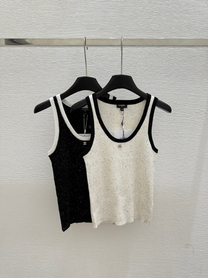 Chan 25ss knit vest