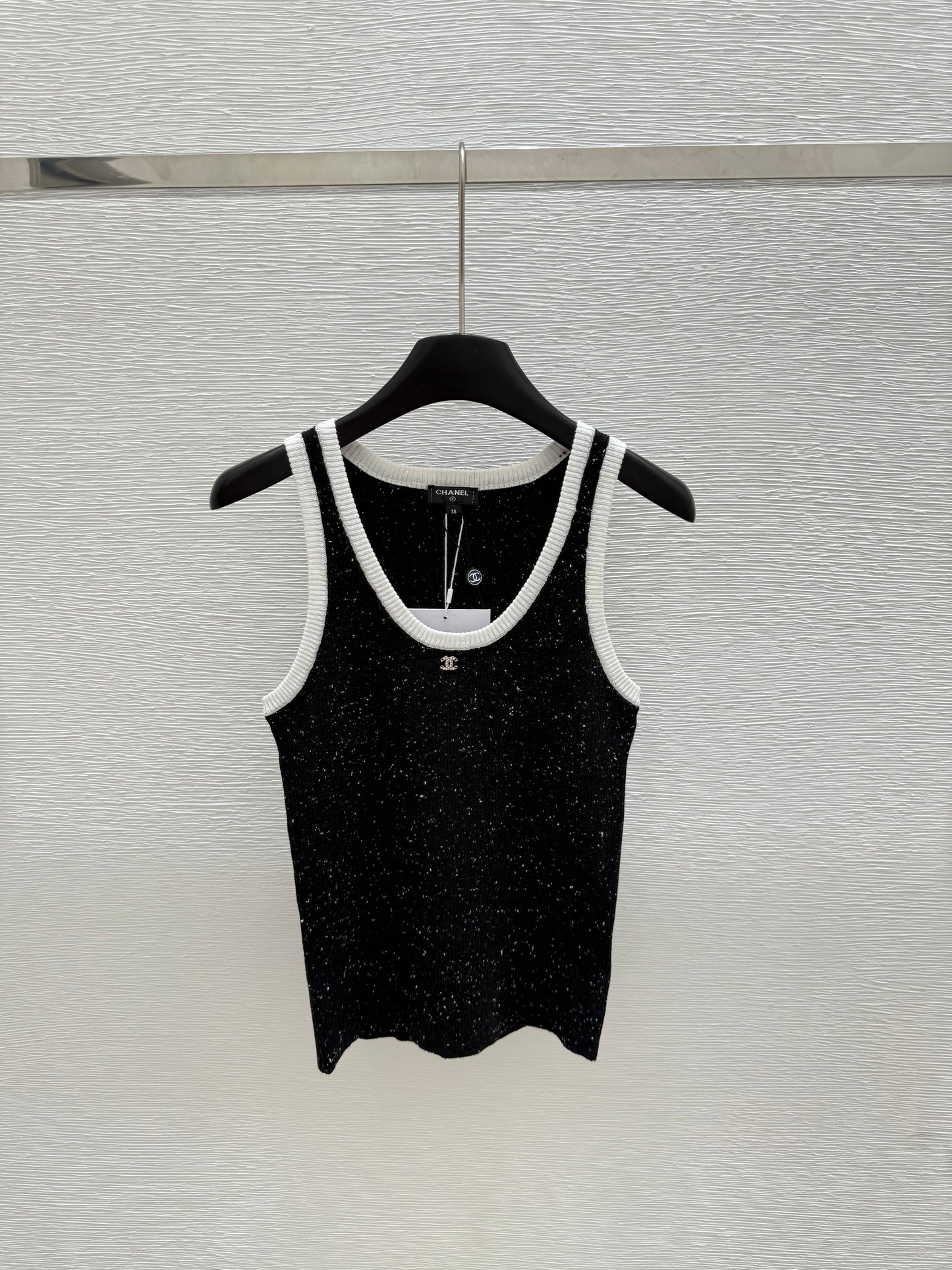 Chan 25ss knit vest