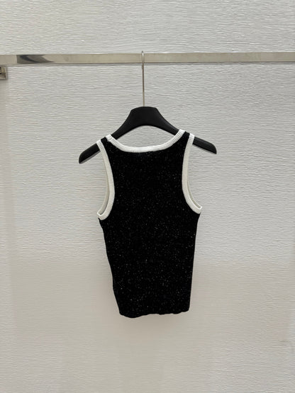 Chan 25ss knit vest