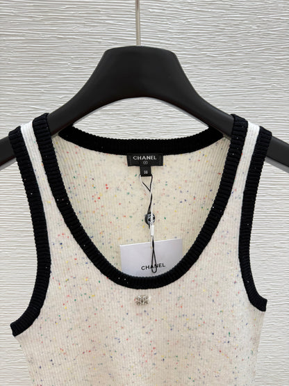Chan 25ss knit vest
