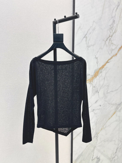 Wang 25ss off-shoulder shirt