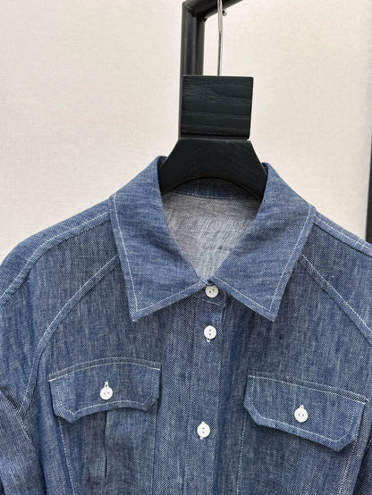 Row 25ss linen dress