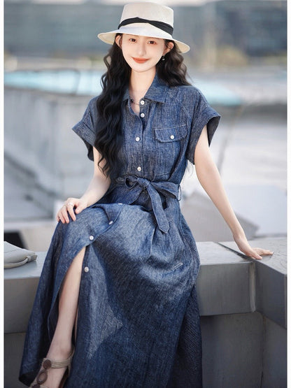 Row 25ss linen dress