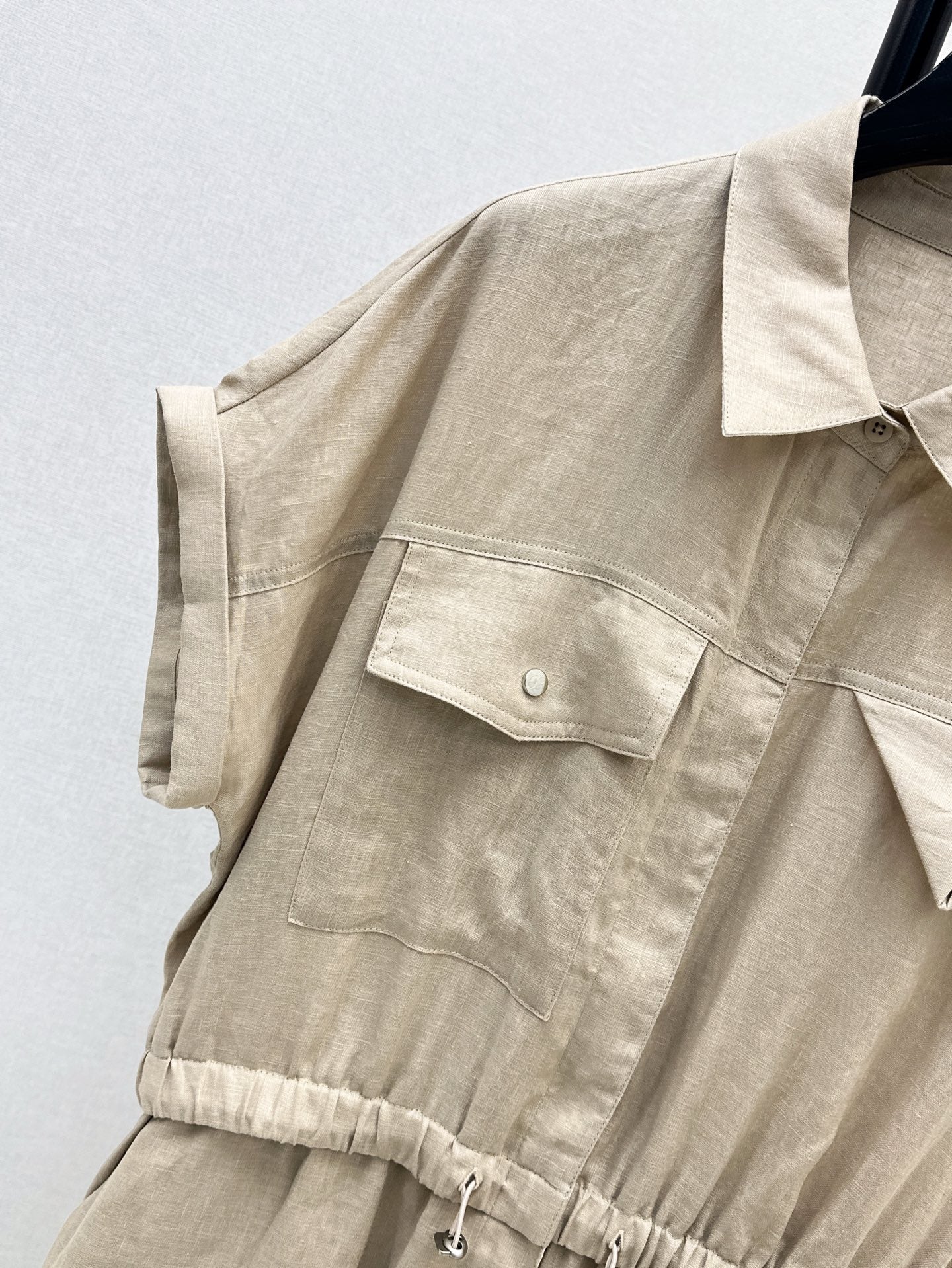 Bottega 25ss Linen jumpsuit
